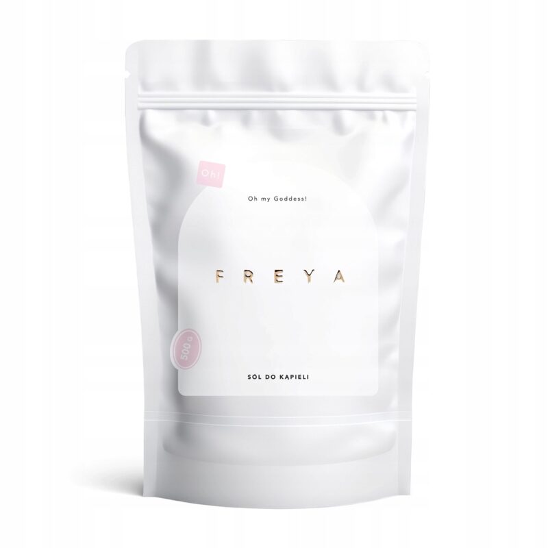 FREYA Sól do kąpieli kłodawska, różowa, epsom, olej z migdałów 500g