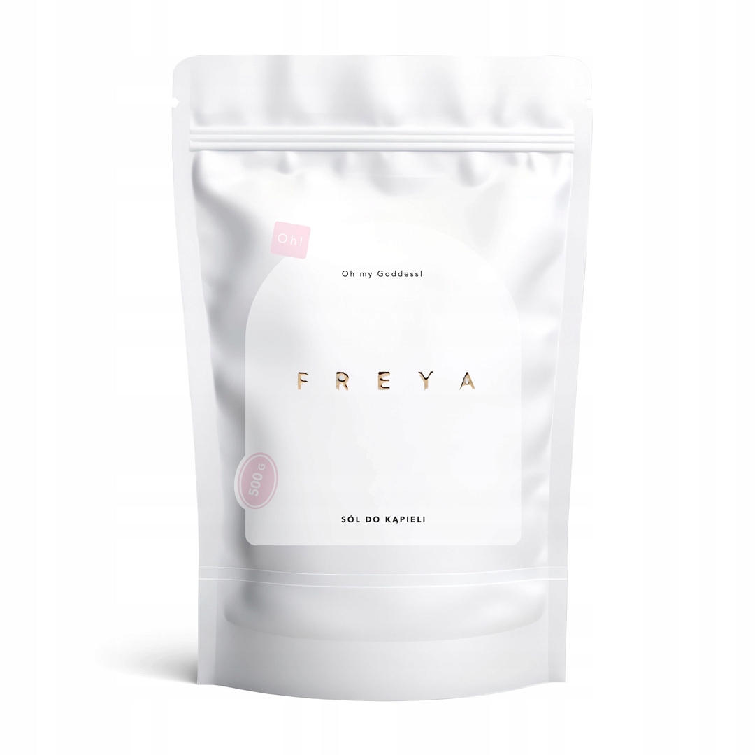 FREYA Sól do kąpieli kłodawska, różowa, epsom, olej z migdałów 500g