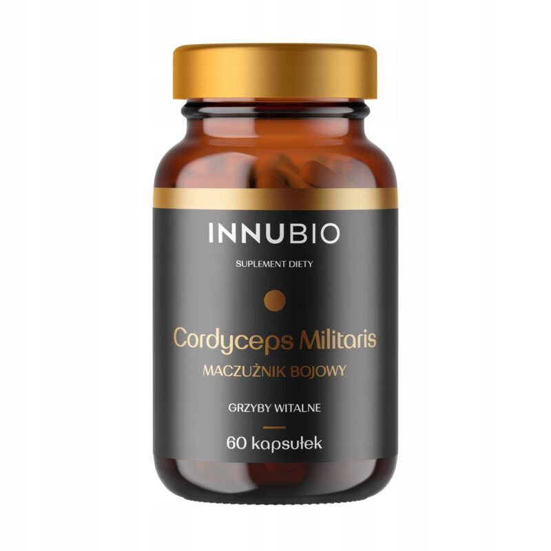 INNUBIO Cordyceps ekstrakt 1% kordycepiny maczużnik bojowy