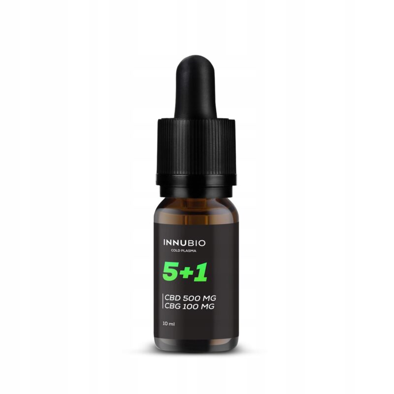 INNUBIO 5+1 Olejek konopny 5% CBD + 1% CBG ekstrakt z konopi