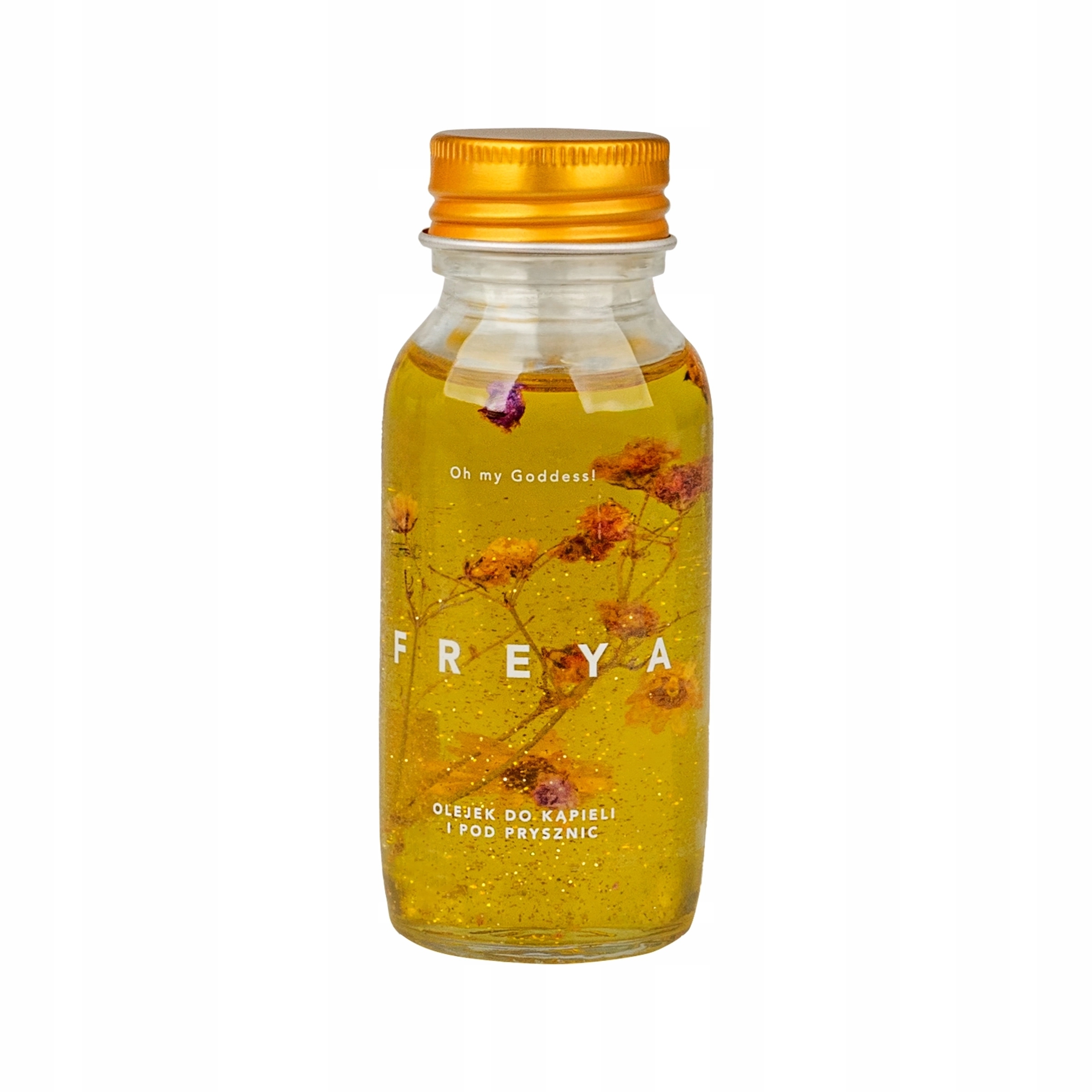 FREYA Olejek do kąpieli i pod prysznic ze złotymi drobinkami 50 ml