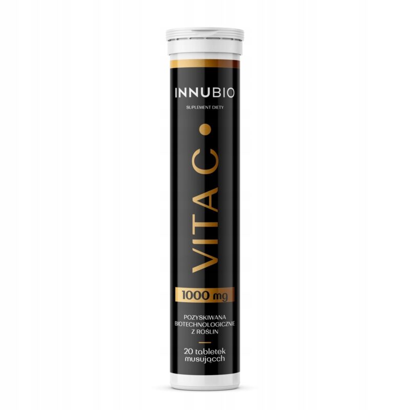 INNUBIO Vita C Witamina C 1000 mg kwas L+ askorbinowy z roślin 20 tabletek