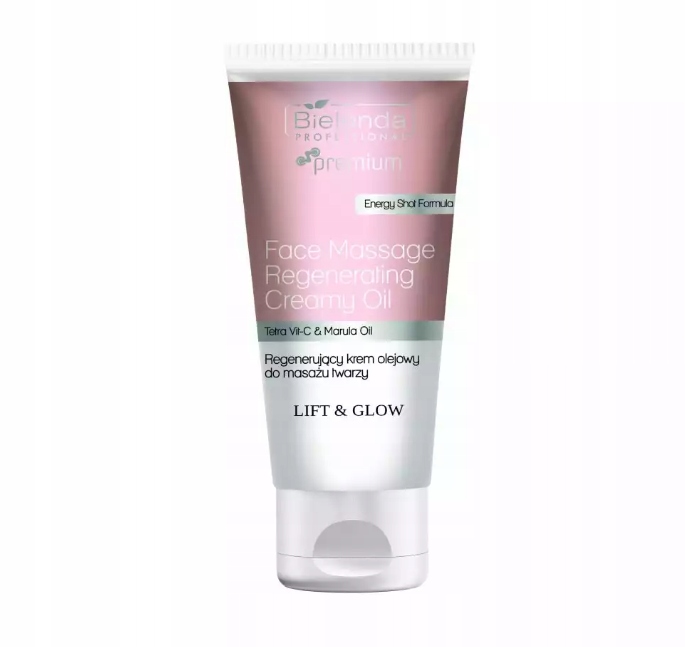 Bielenda Lift & Glow - Regenerujący Krem Olejowy do Masażu Twarzy 175ml