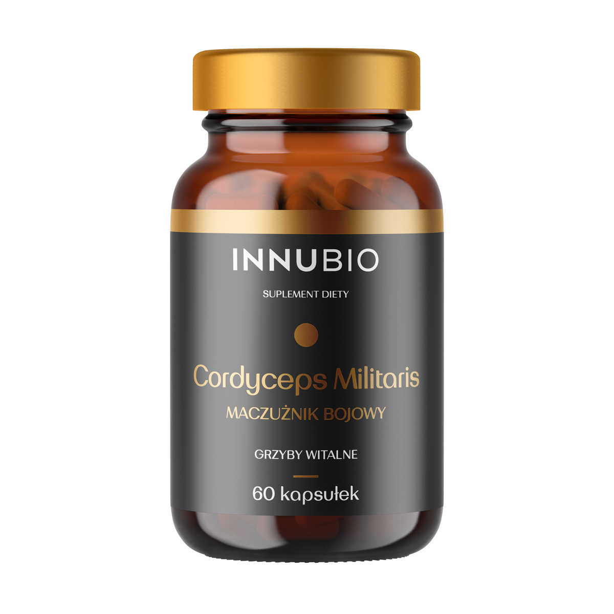 INNUBIO Cordyceps ekstrakt 1% kordycepiny 60 kapsułek