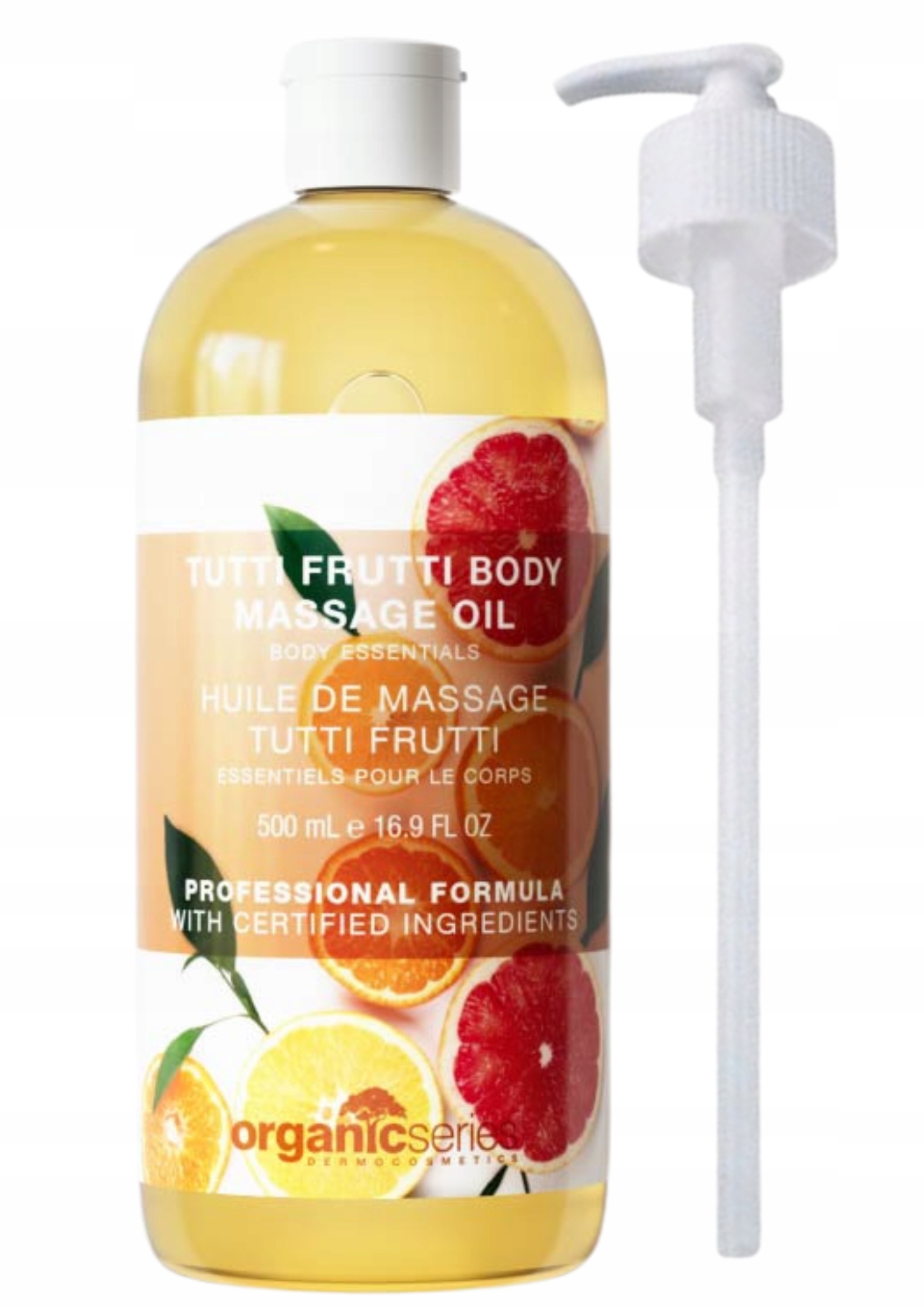 Organic Olejek do masażu ciała tutti frutti 500ml