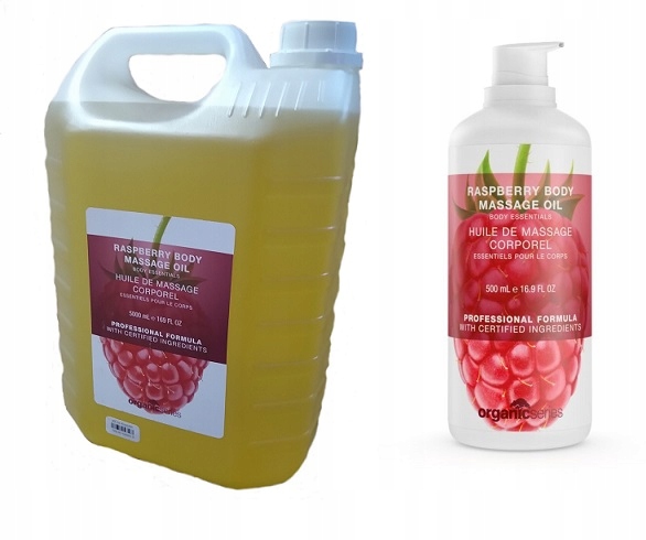 Organic Olej Oliwka do masażu ciała Malina 5L - obrazek 2
