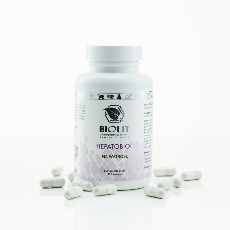 Hepatobiol BIOLIT 190 kapsułek na wątrobę KOMPLEKS na trawienie