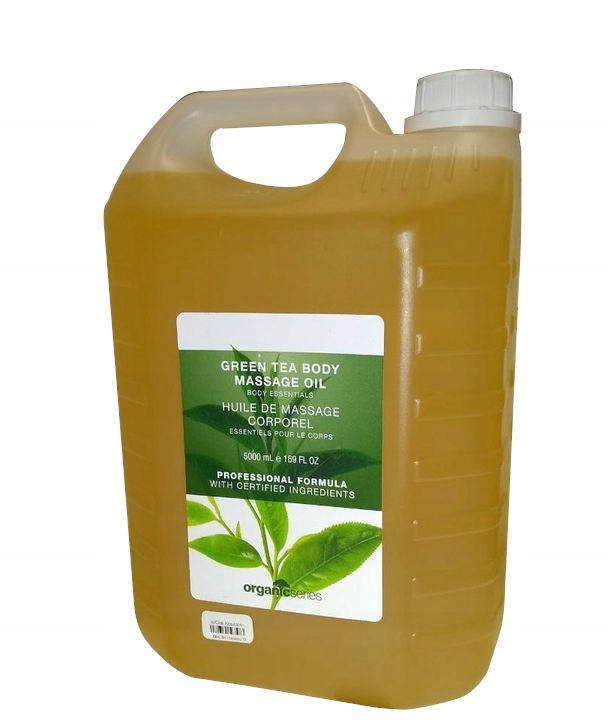 Organic Oliwka do masażu ciała Zielona Herbata 5L