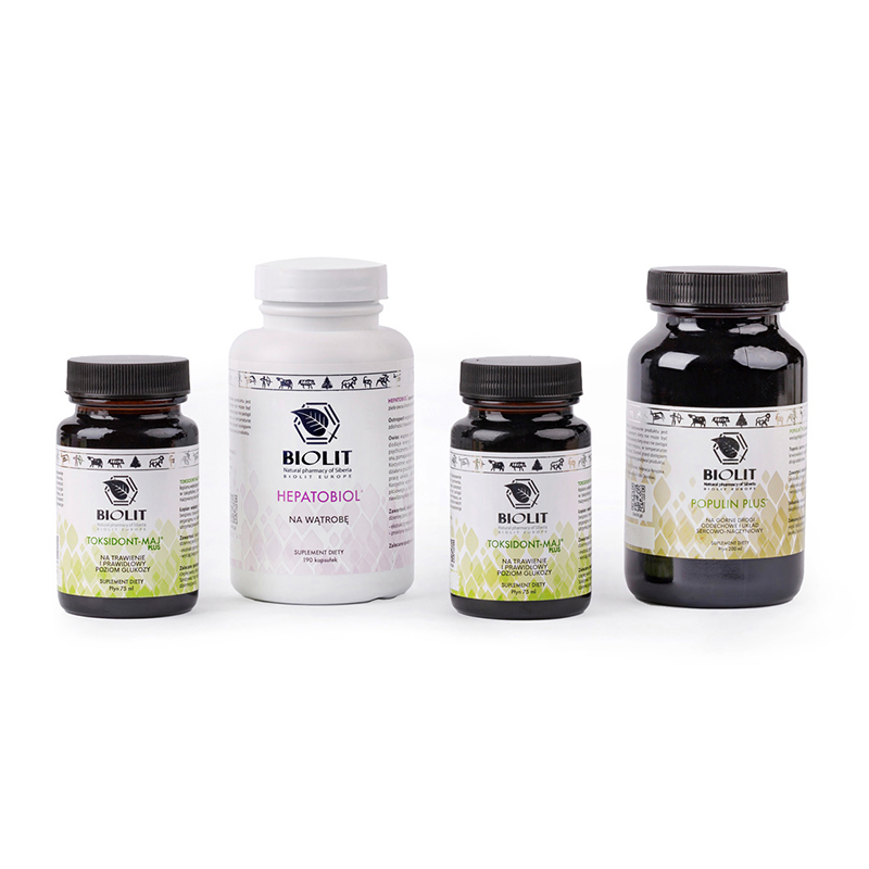 Fitosanacja z adaptogenami ZESTAW utrzymanie zdrowego mikrobiomu i glukozy.